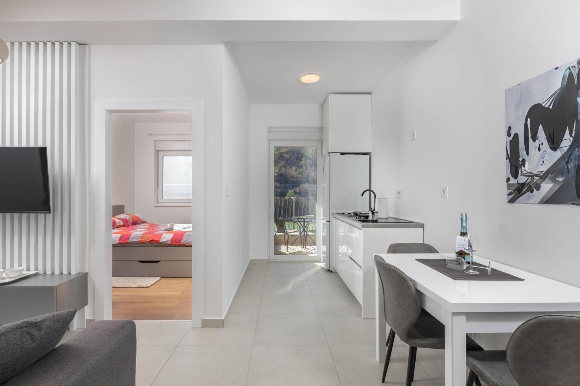 Seafront Villa Andrijana - Happy Rentals Plomin Zewnętrze zdjęcie
