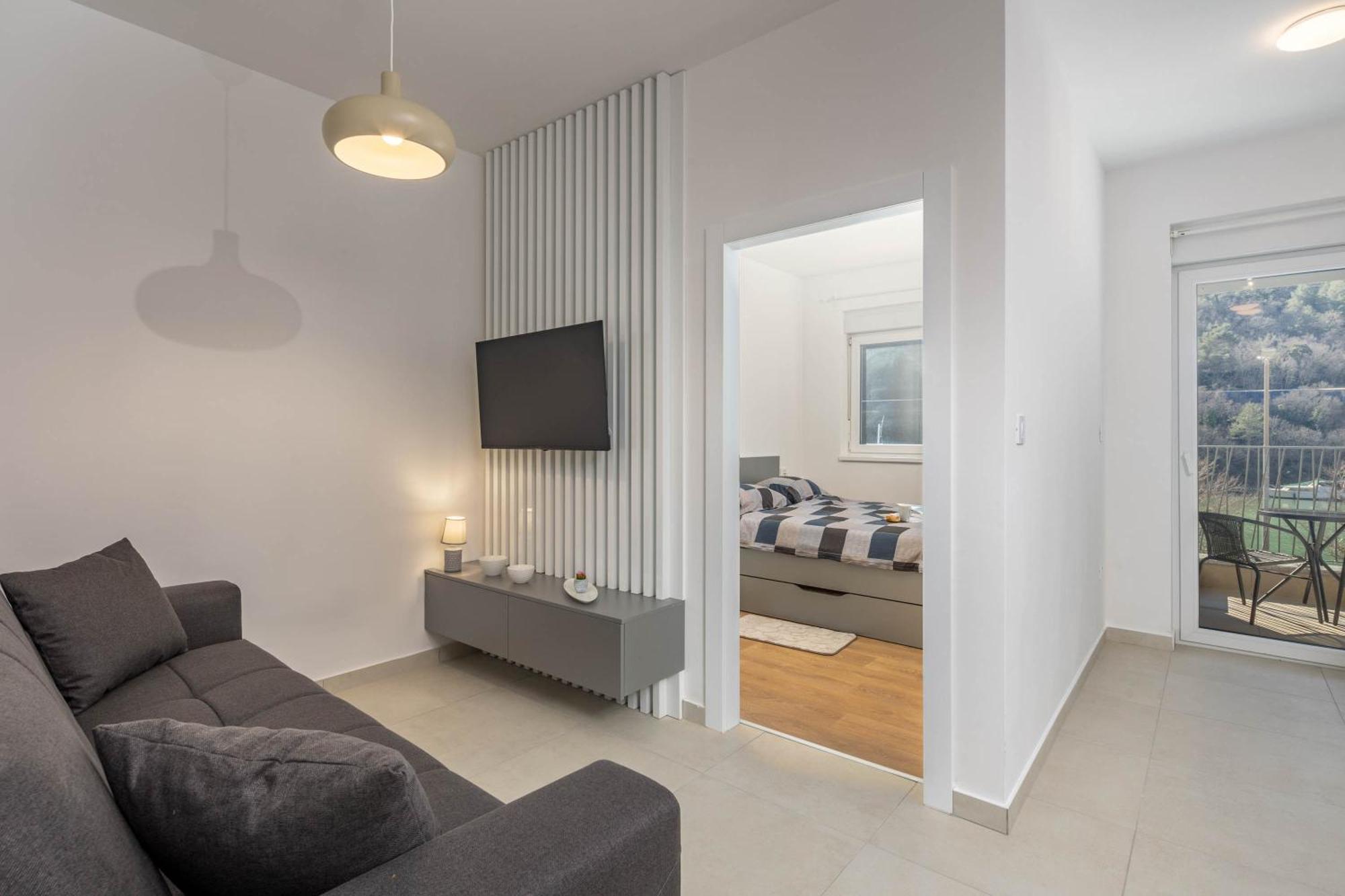 Seafront Villa Andrijana - Happy Rentals Plomin Zewnętrze zdjęcie